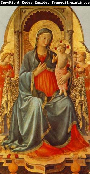 Fra Angelico Madonna with the Child and Angels